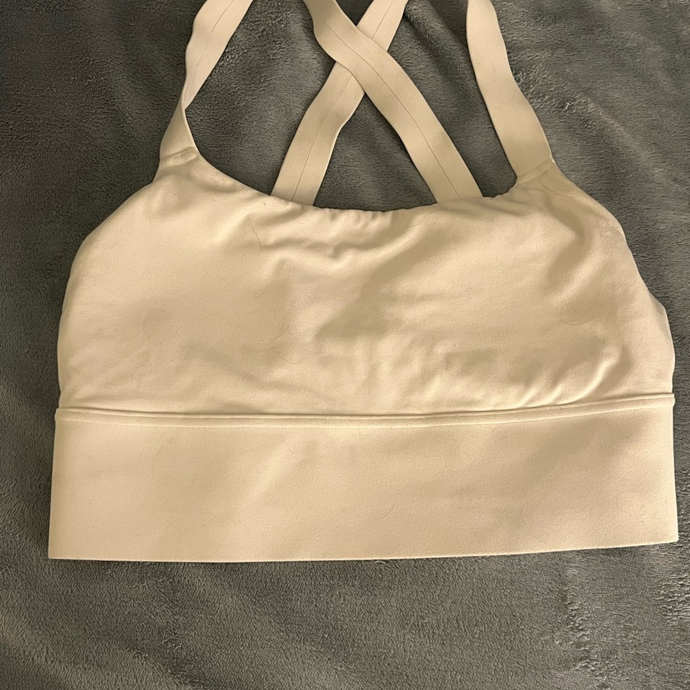 Athleta white sports bra